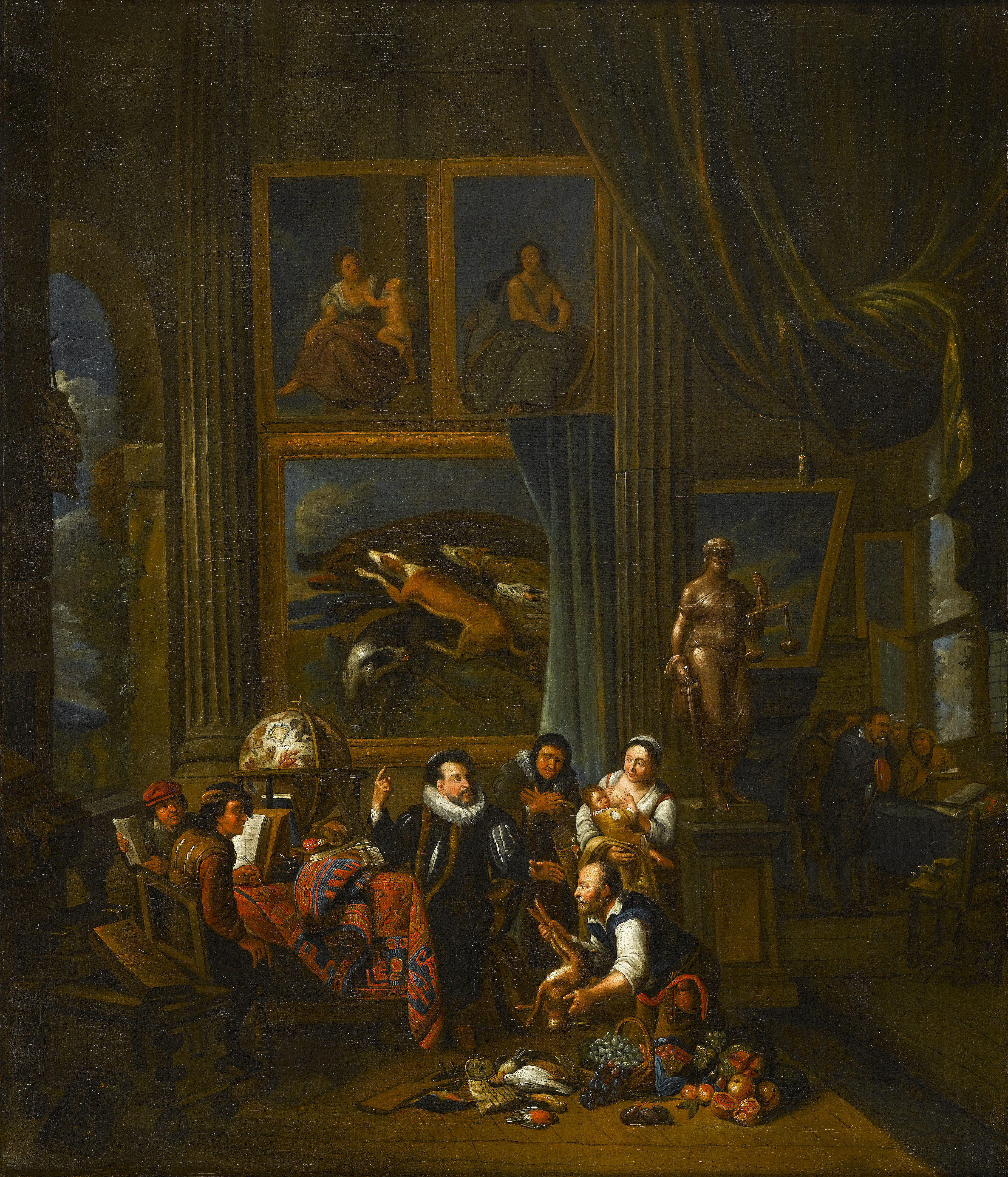 An Artist’s Studio & A Nobleman’s Picture Gallery